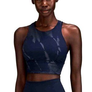 size 4 NWT‎ Lululemon Wunder Train Longline Bra Fade *Medium Support, C/D Cup